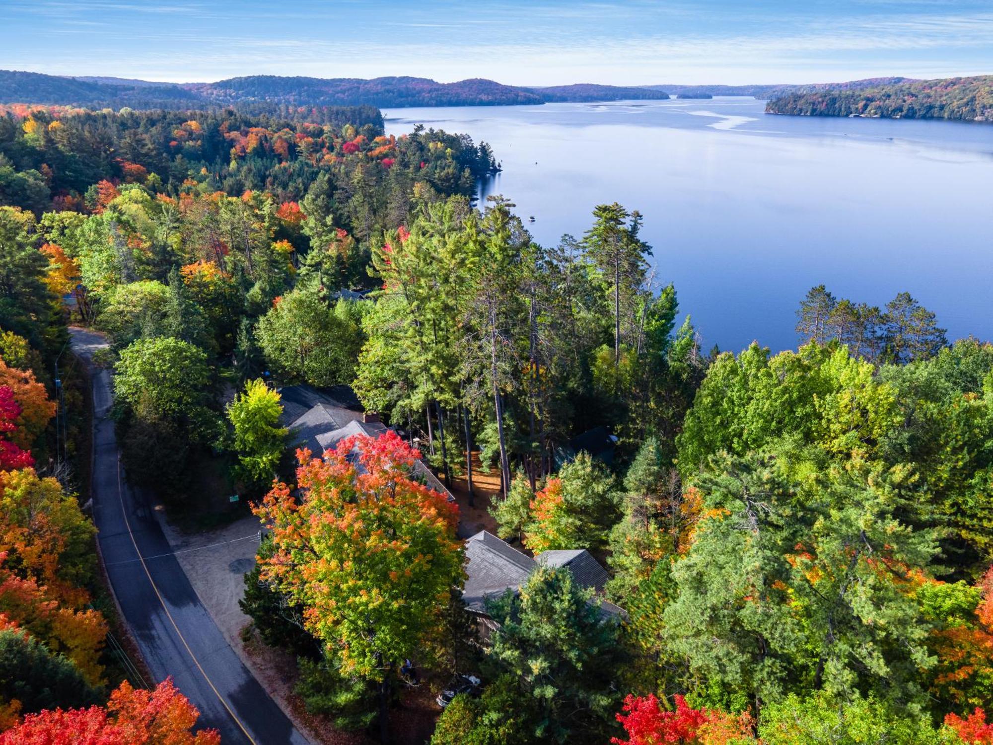 Villa Muskoka Waterfront Retreat Dwight Esterno foto